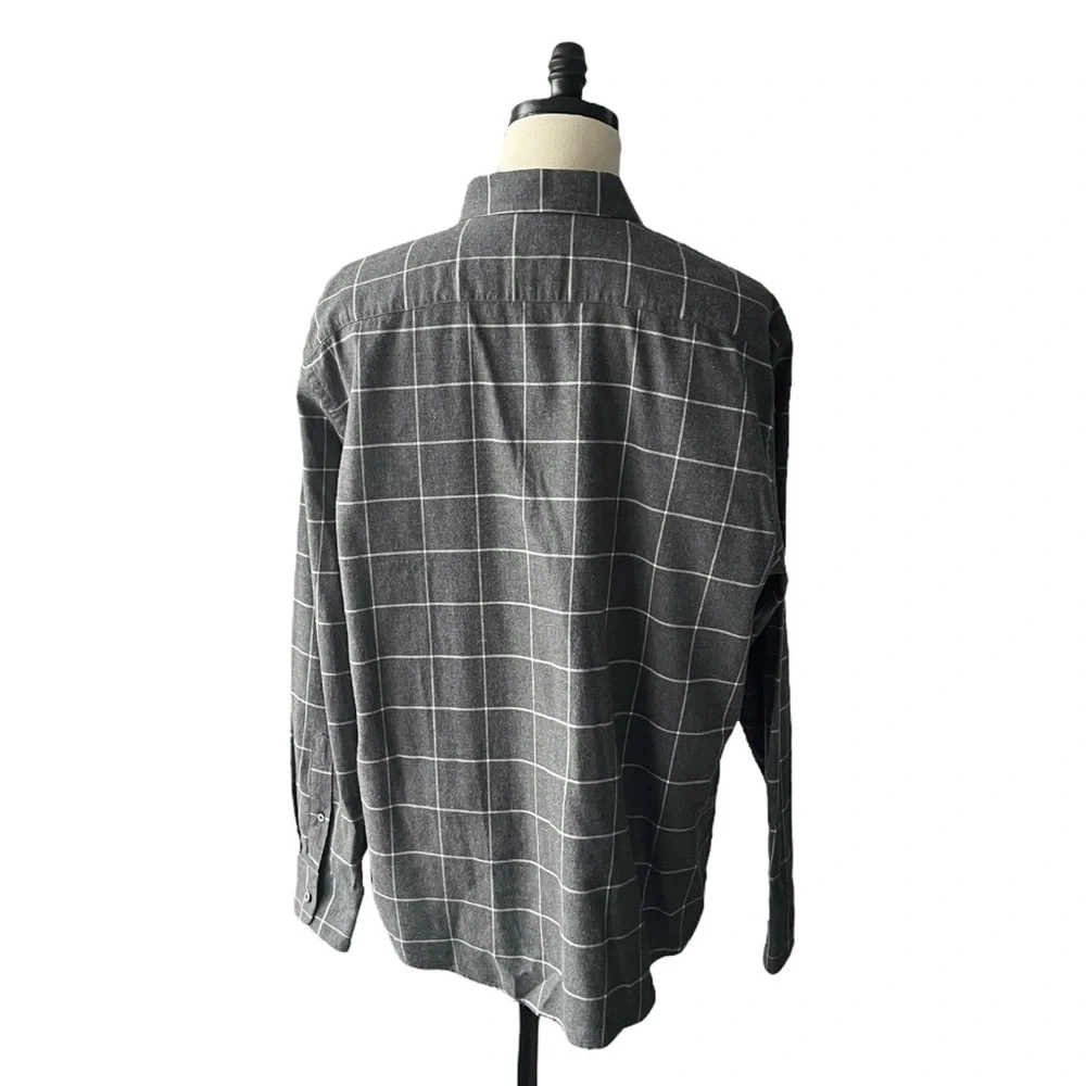 UNTUCKit Grey Flannel Windowpane Check | XXL - Picture 5 of 8